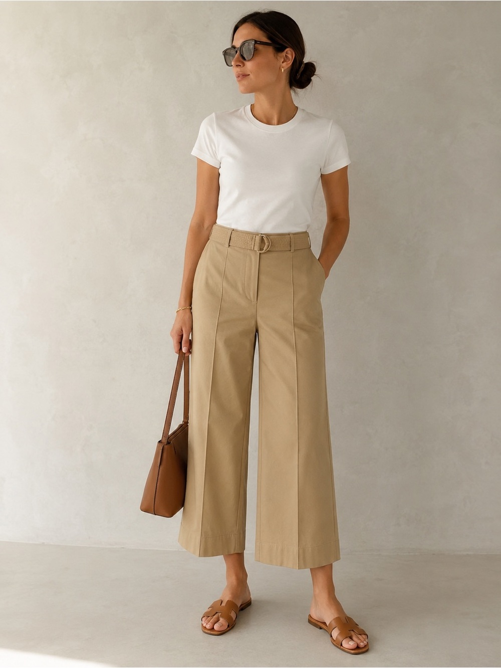 Ralph Lauren Cropped Wide-Leg